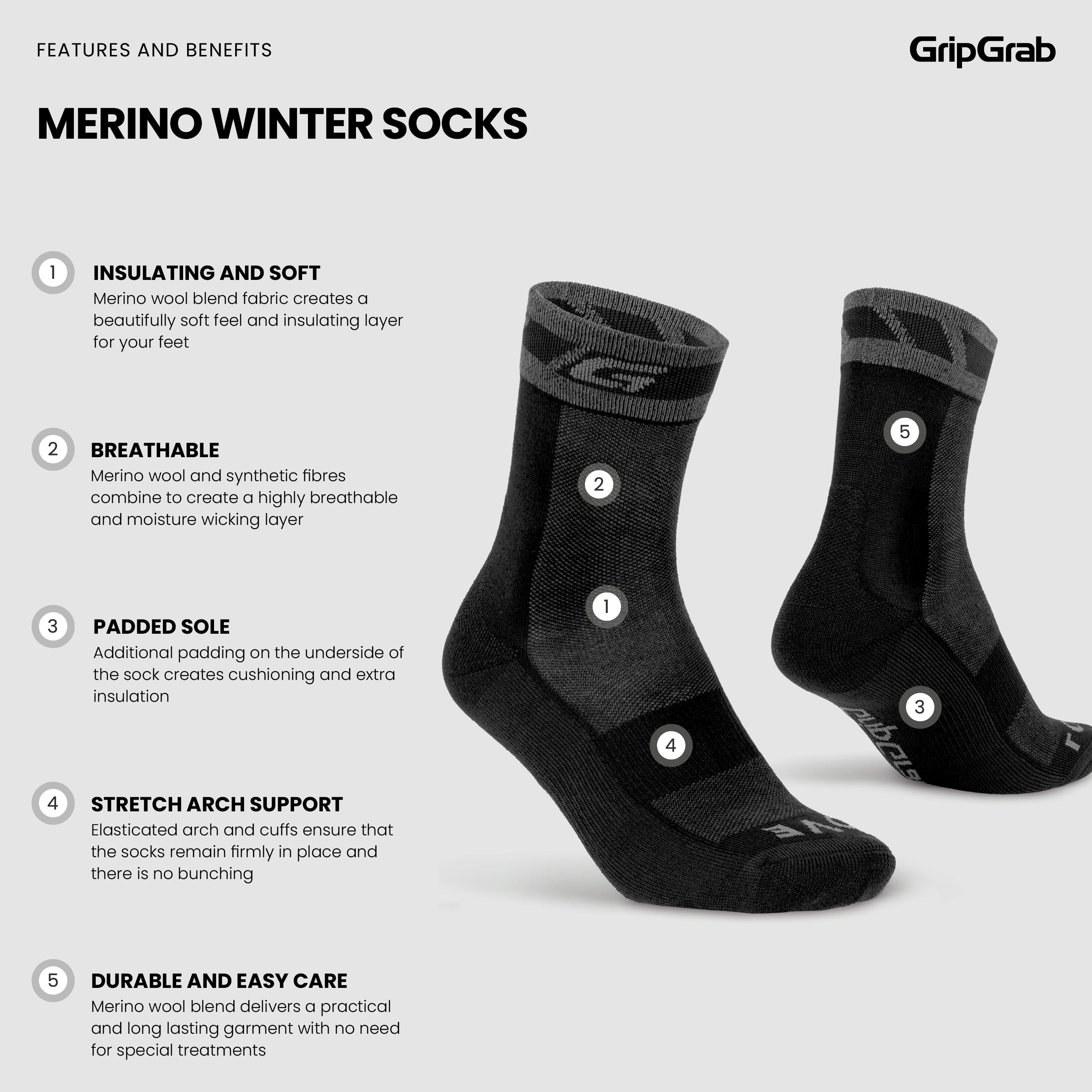 gripgrab-ride-merino-winter-fahrradsocken-schwarz image 6