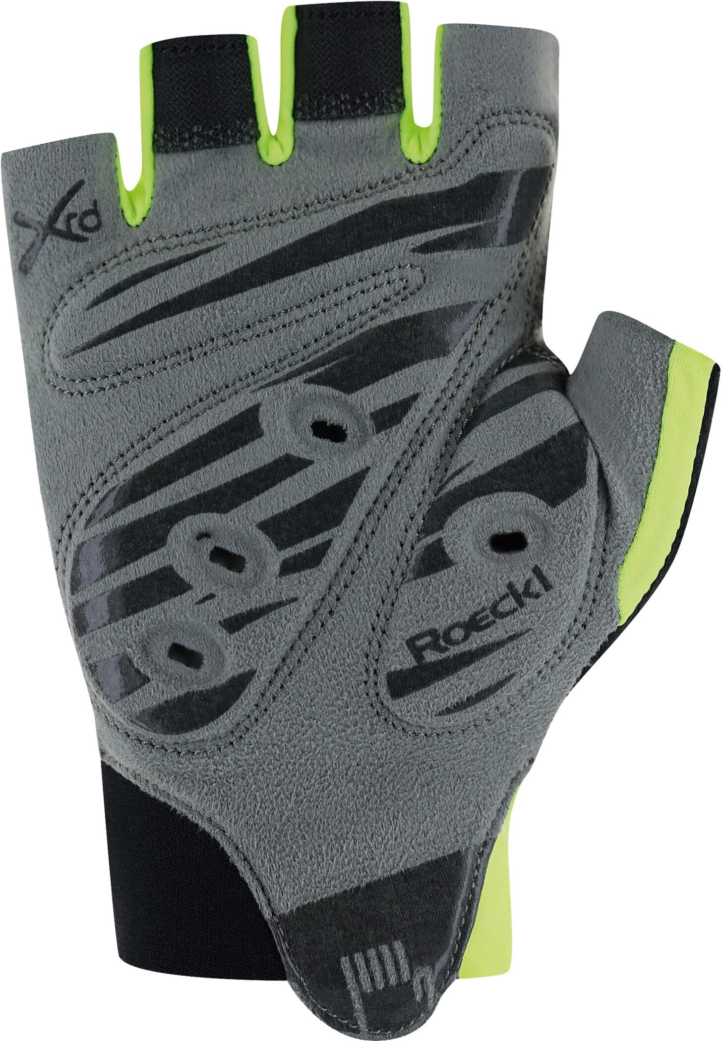 roeckl-eco-series-ivory-2-fahrradhandschuh-kurz-schwarz-gelb image 2