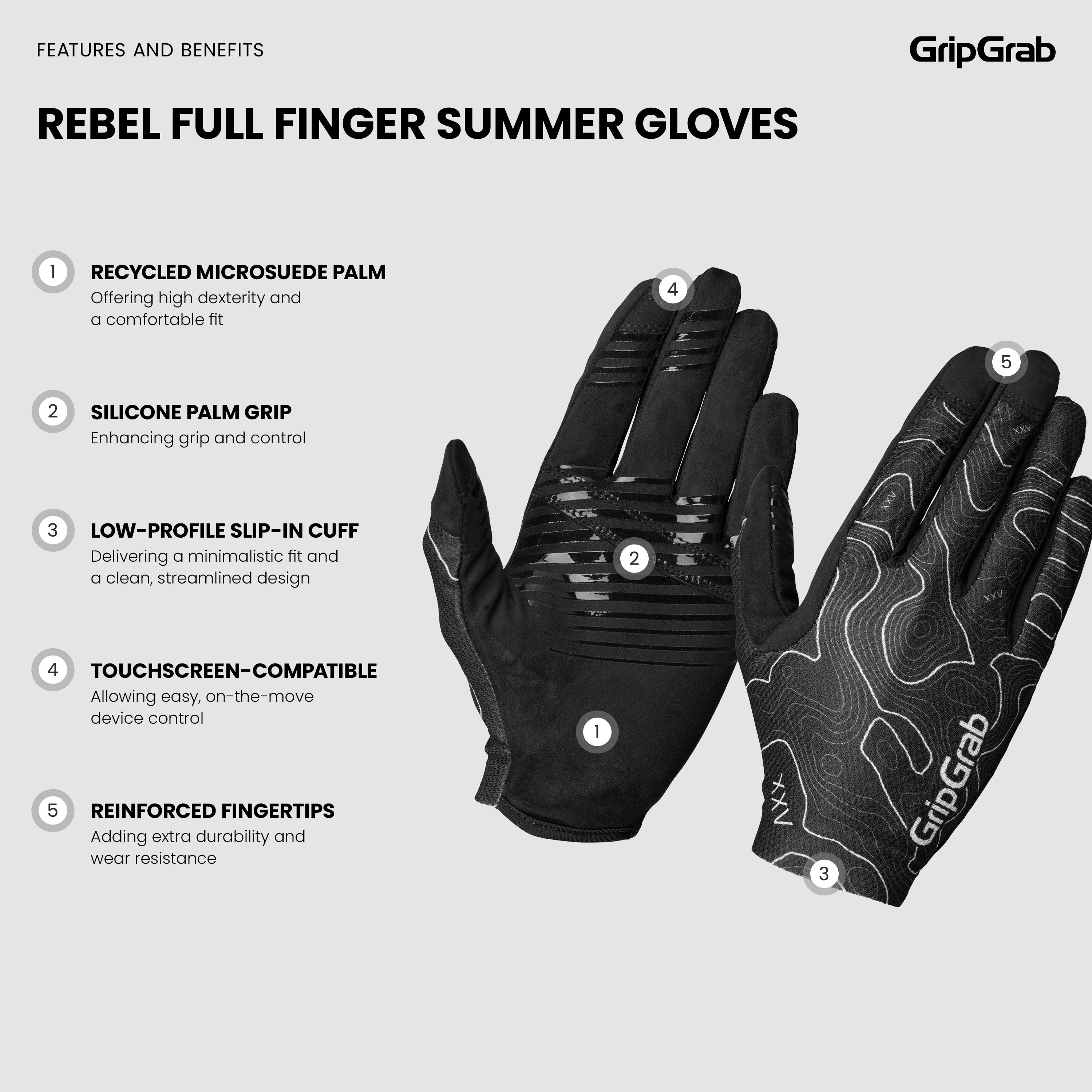 gripgrab-ride-rebel-handschuhe-lang-schwarz-sommer-mtb image 6