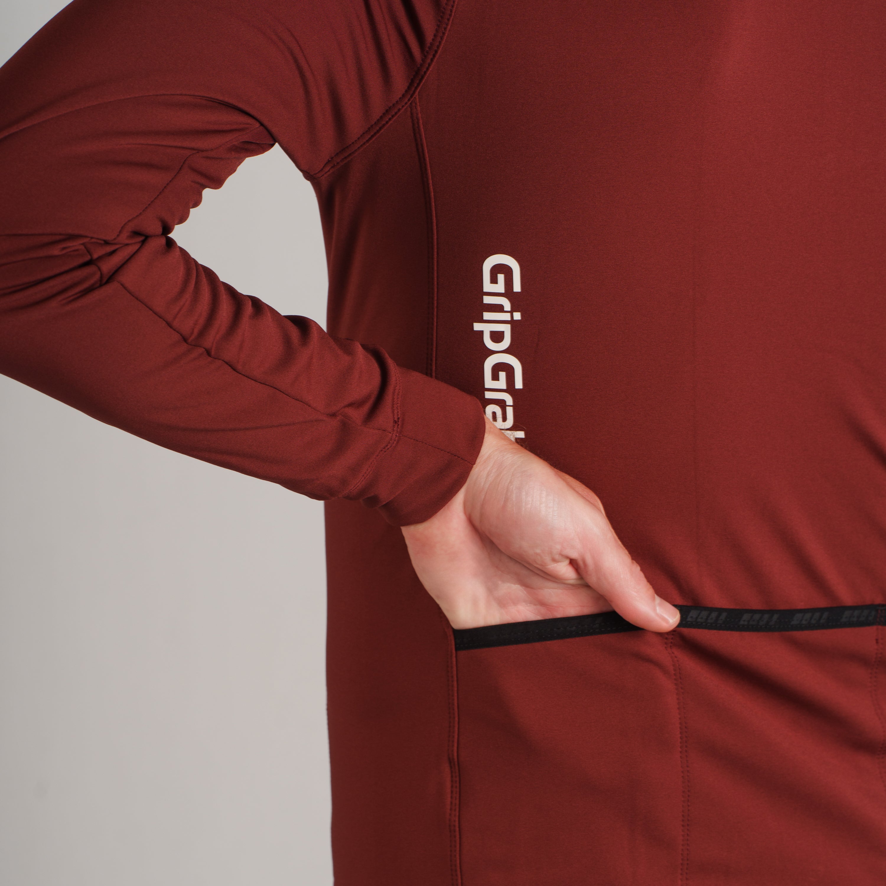 gripgrab-ride-thermal-trikot-dark-red-fleece-langarm-herren image 6