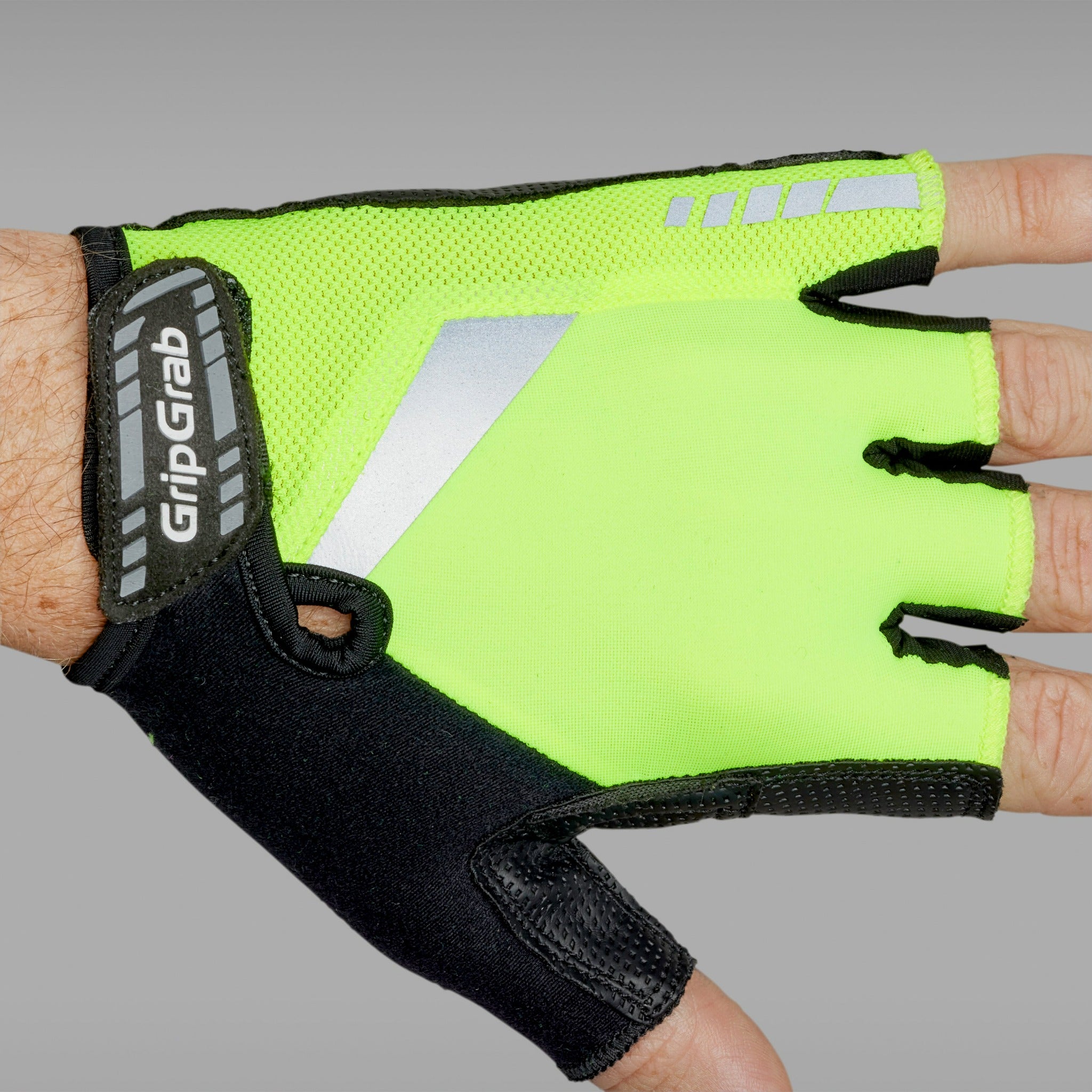 gripgrab-ride-progel-hi-vis-fahrradhandschuhe-gelb-kurz image 4