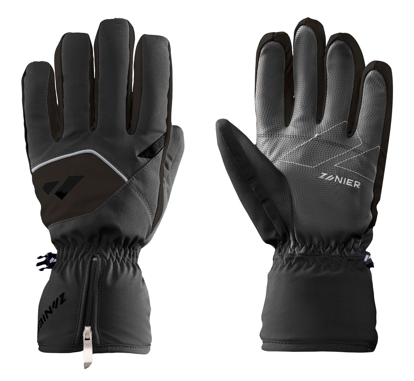 zanier-reith-stx-juniors-skihandschuh-schwarz-wasserdicht image 3