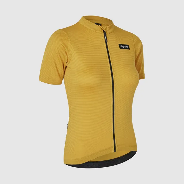 gripgrab-explr-merinotech-damen-radtrikot-senfgelb-merino image 1