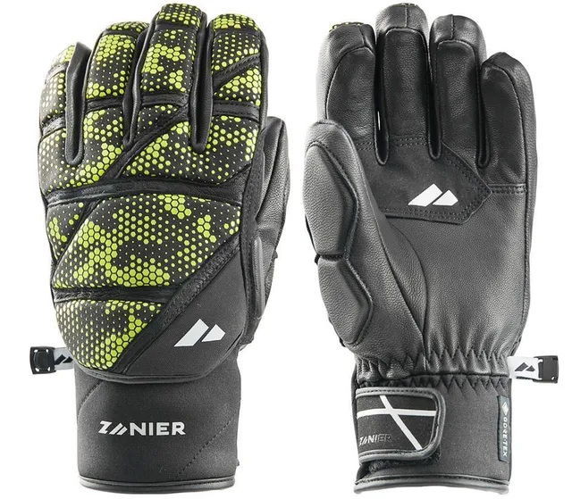 zanier-x-treme-xgx-lederhandschuhe-schwarz-gelb-gore-tex image 1