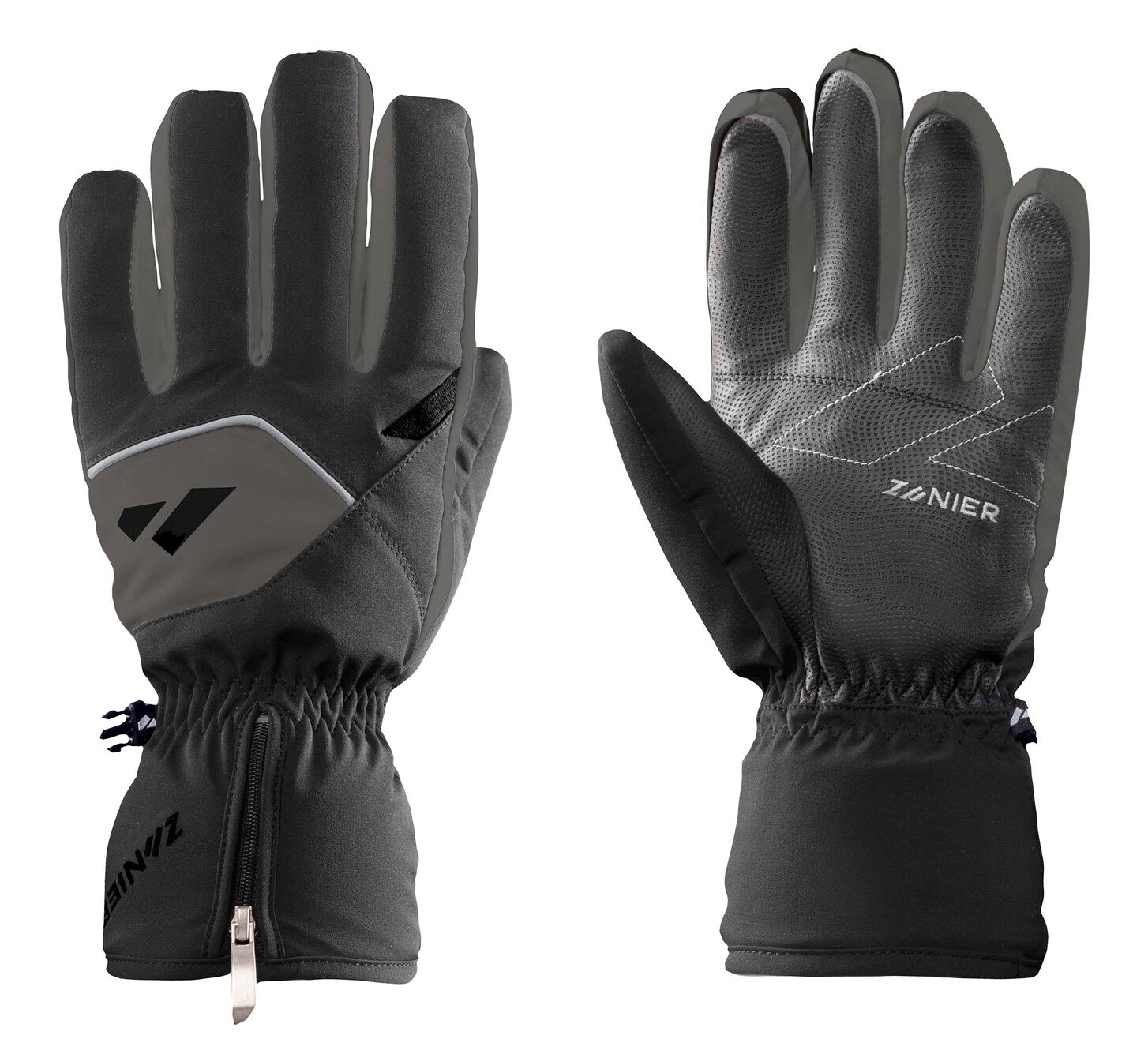zanier-reith-stx-juniors-skihandschuh-schwarz-wasserdicht image 2