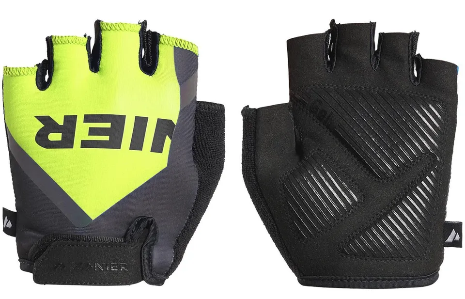 zanier-young-racer-kinder-fahrradhandschuhe-schwarz-gel-gr-4-6 image 1
