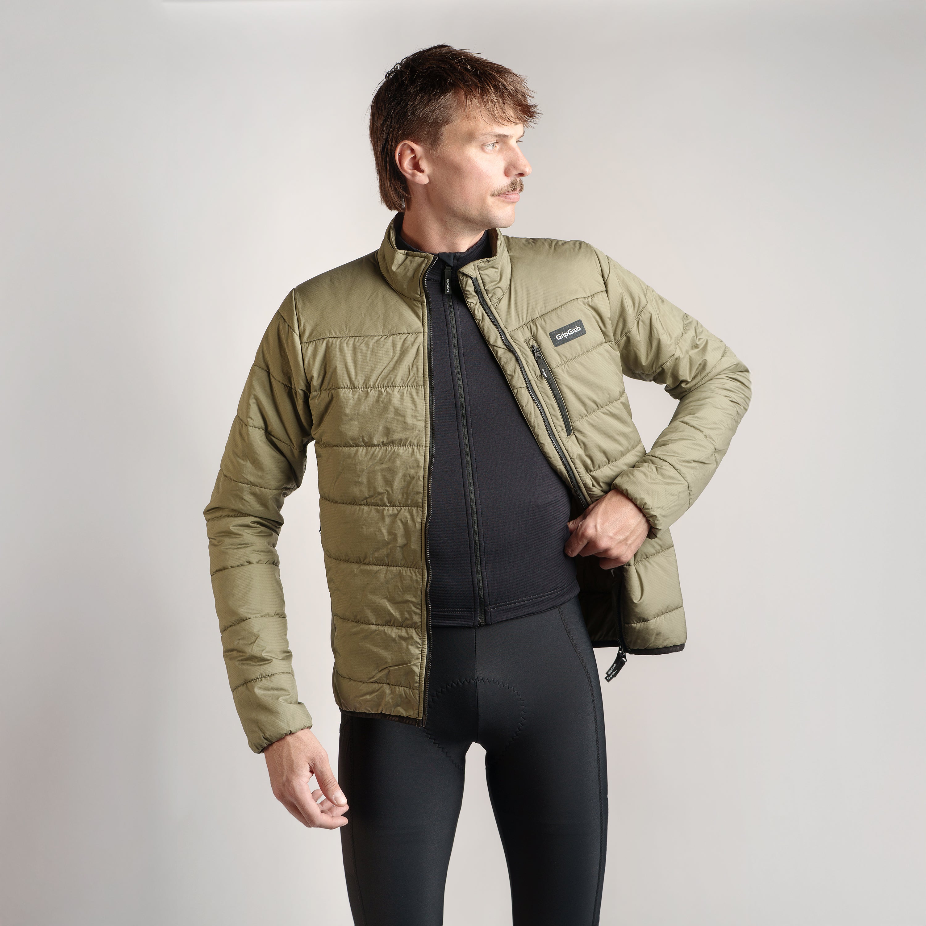 gripgrab-explr-insulated-fahrradjacke-olivgr-n-l-isoliert image 3