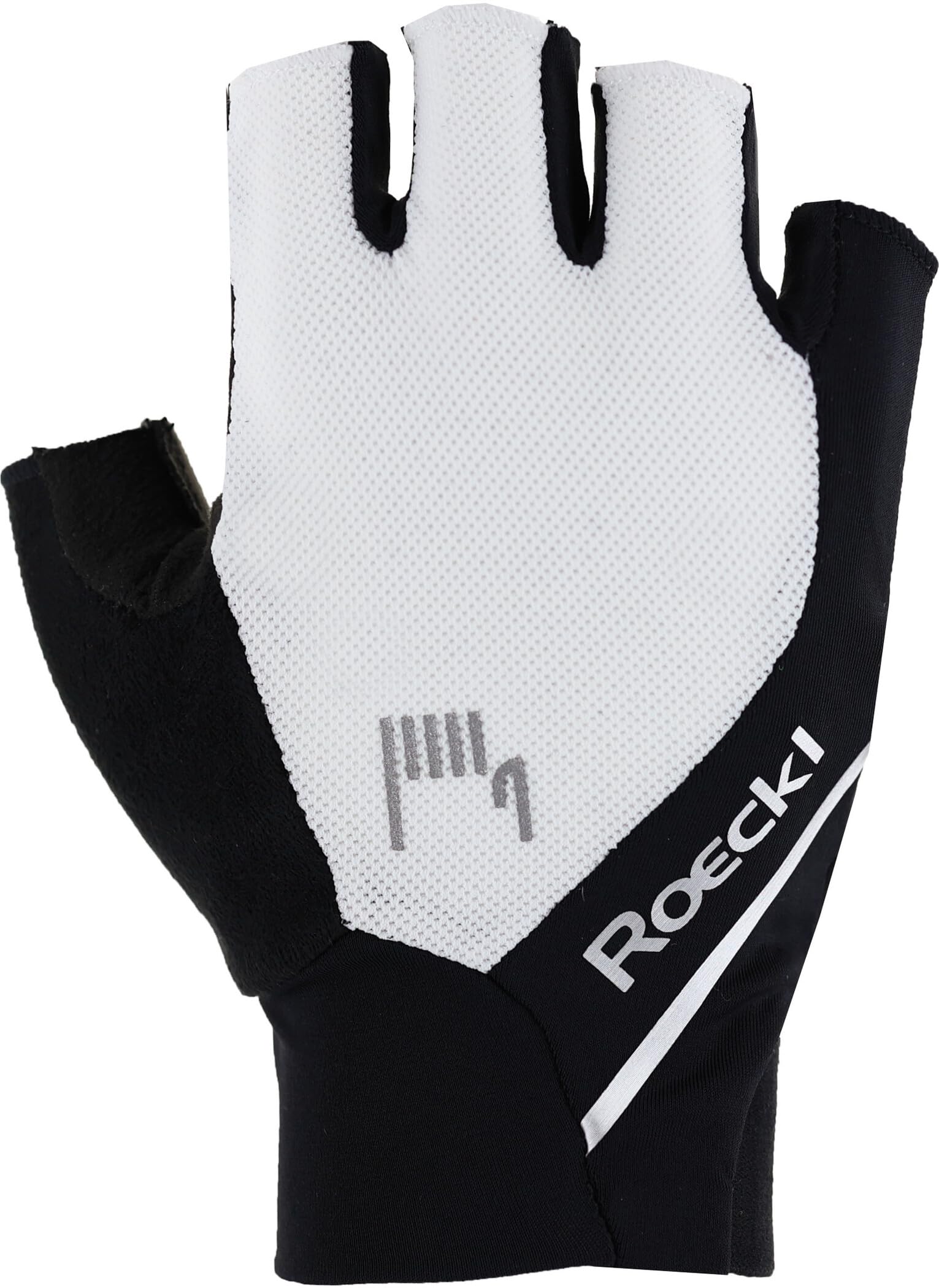 roeckl-eco-series-ivory-2-fahrradhandschuh-kurz-wei-schwarz-10-5 image 3