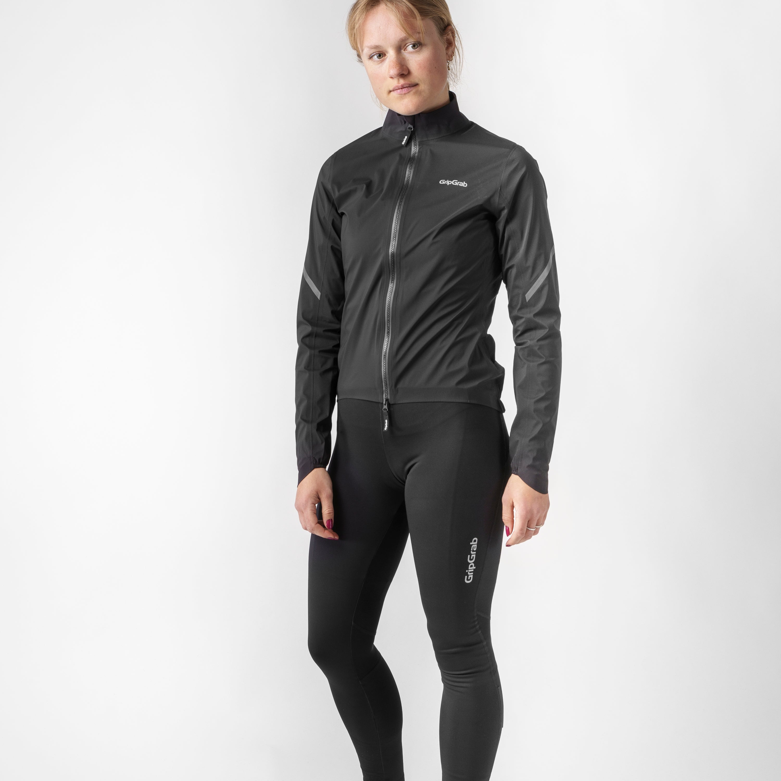 gripgrab-pacr-regenjacke-fahrradjacke-damen-schwarz-wasserdicht image 2