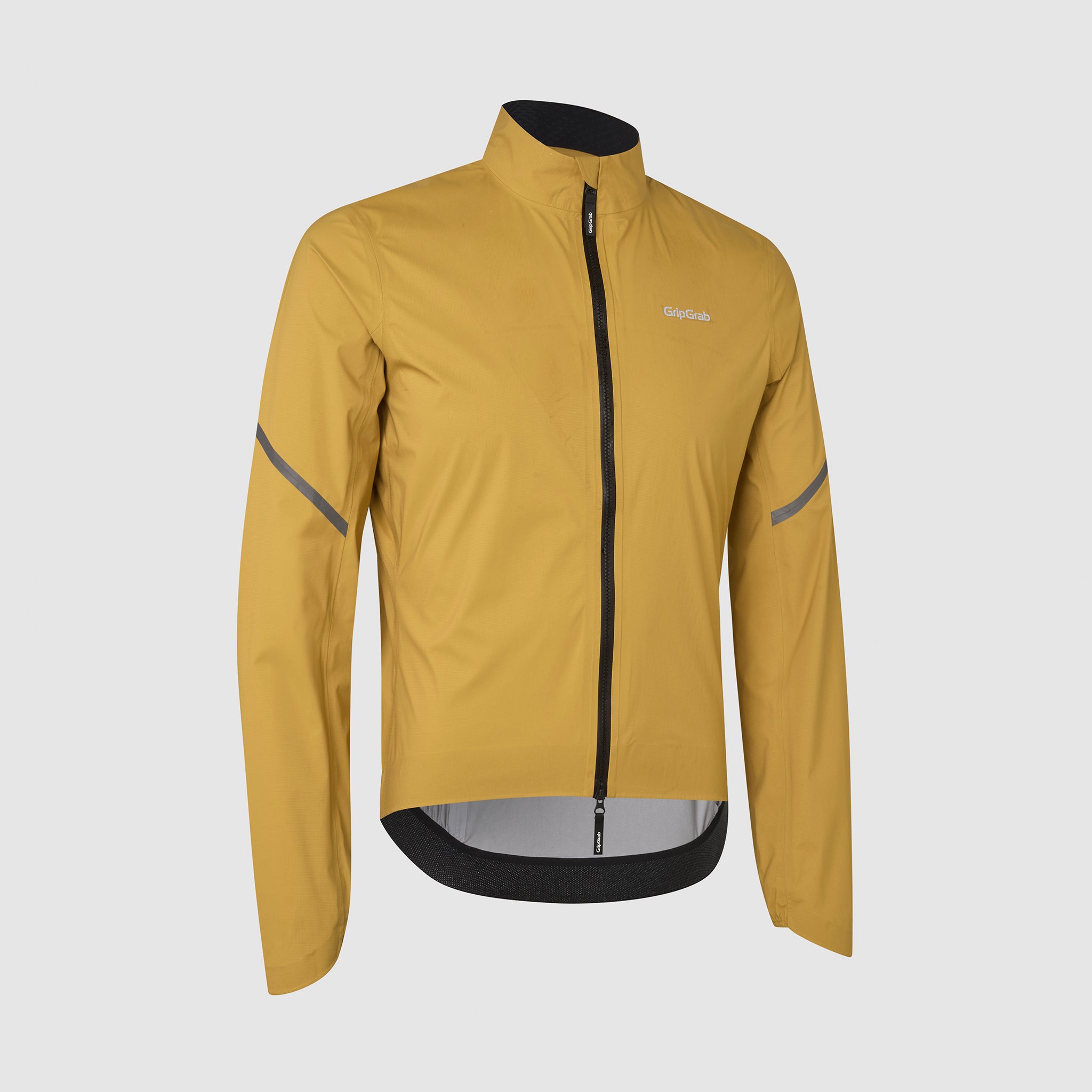gripgrab-pacr-wasserdichte-fahrrad-regenjacke-senfgelb-leicht image 1