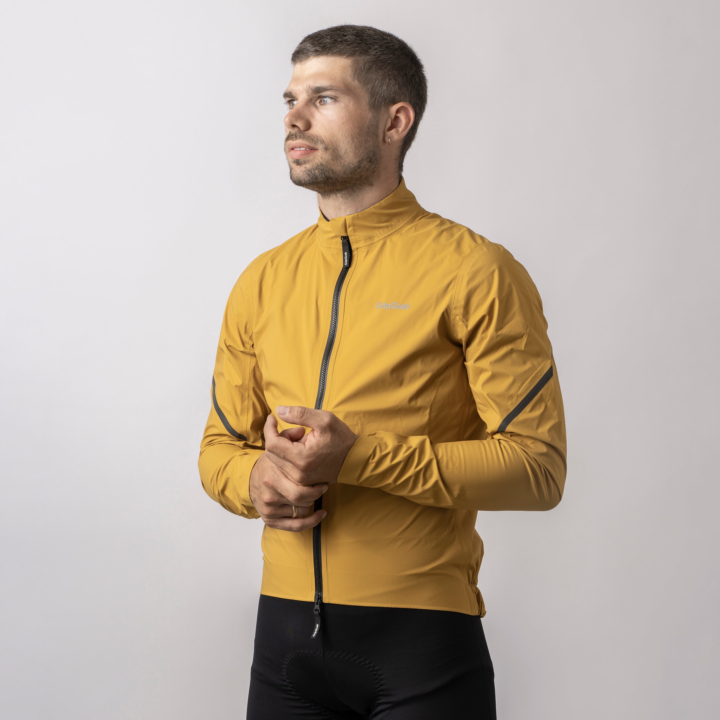 gripgrab-pacr-wasserdichte-fahrrad-regenjacke-senfgelb-leicht image 2