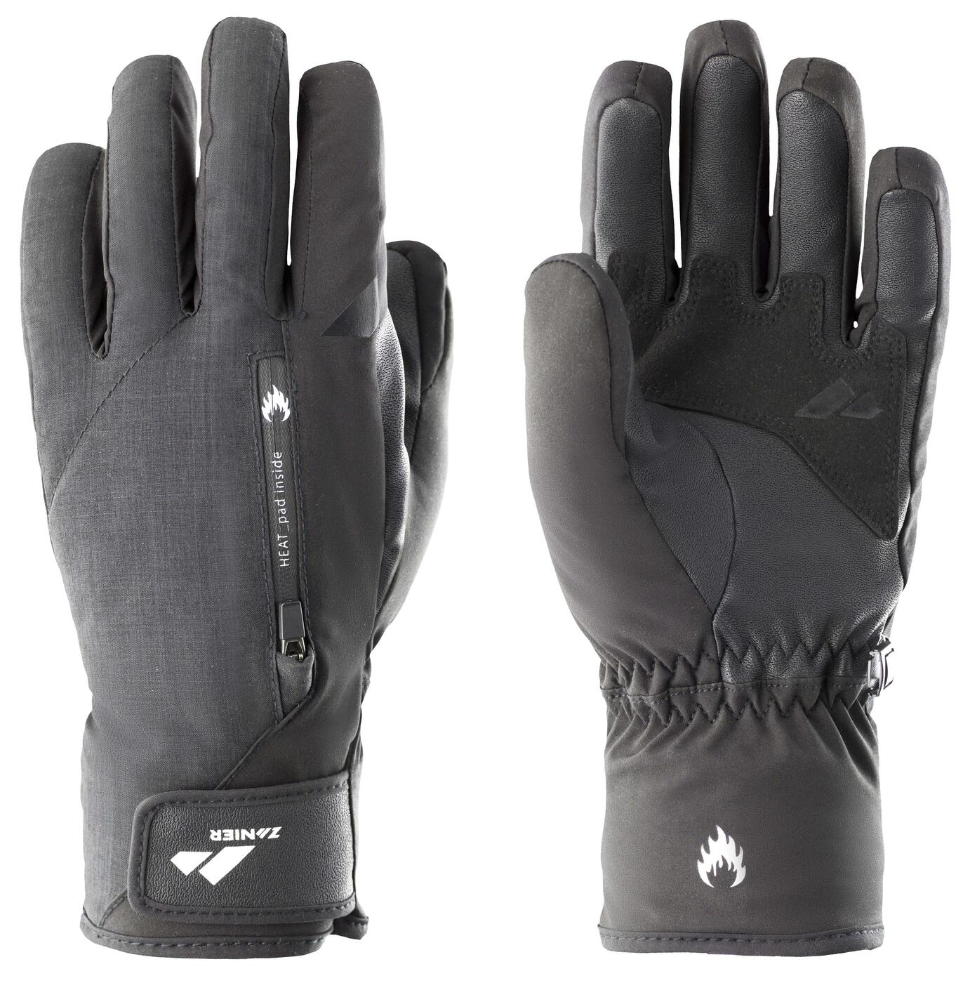 zanier-serfaus-stx-damen-skihandschuhe-schwarz image 1