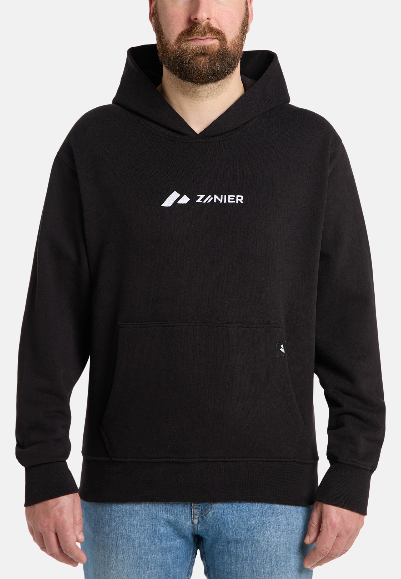 zanier-hoodie-sweatshirt-schwarz-bio-baumwolle-m image 4