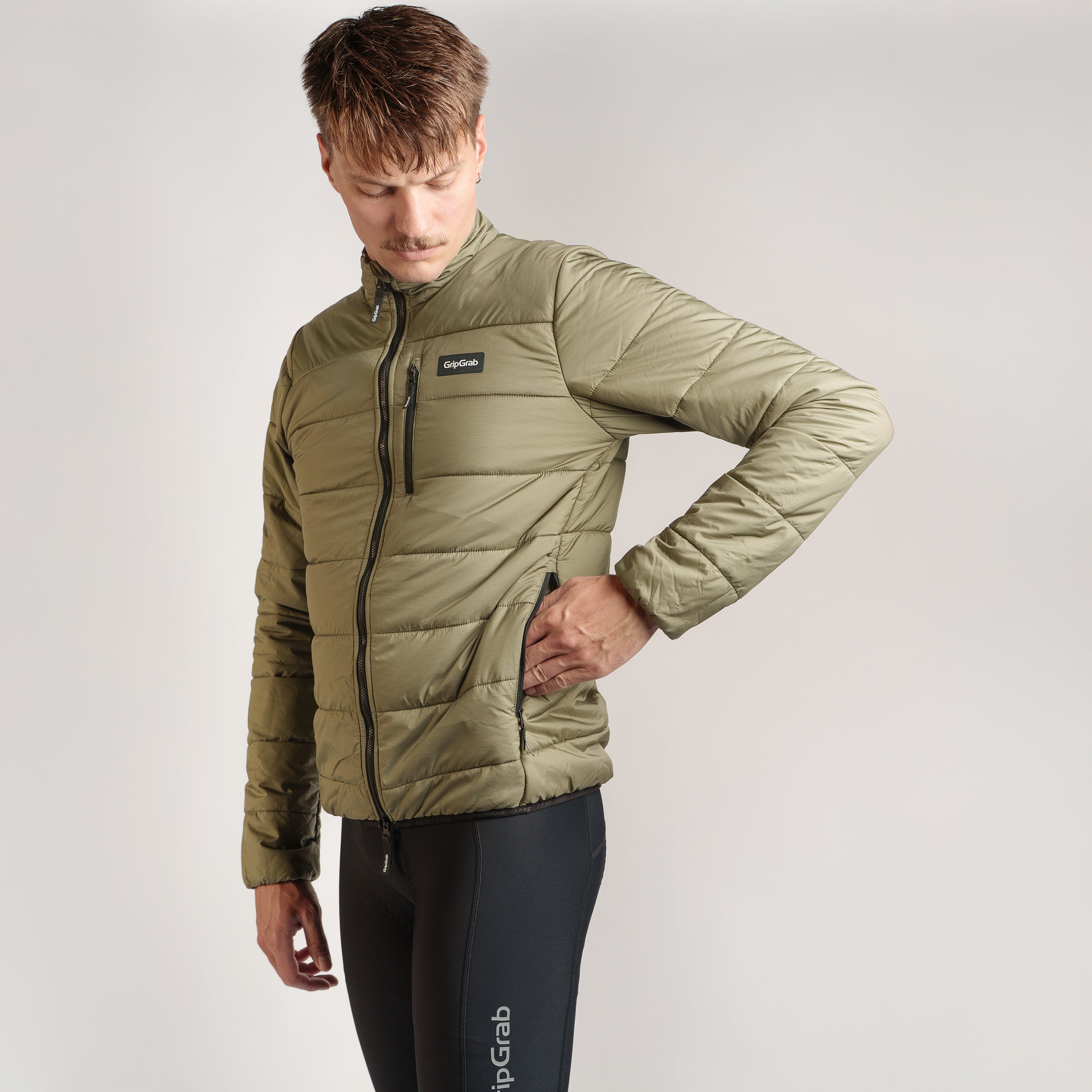 gripgrab-explr-insulated-fahrradjacke-olivgr-n-l-isoliert image 2
