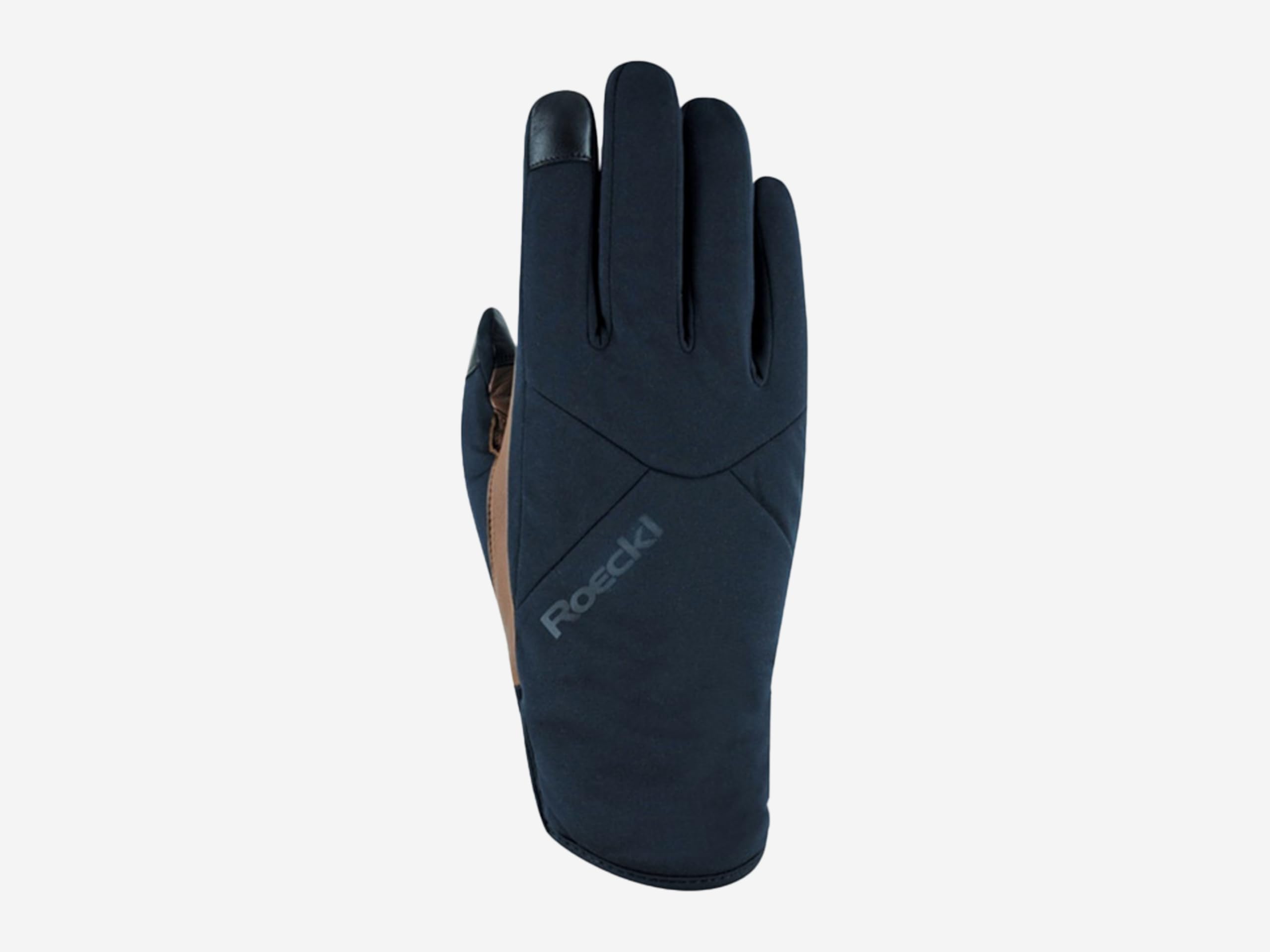 roeckl-kochel-winter-fahrradhandschuhe-schwarz-braun-reflektierend image 1