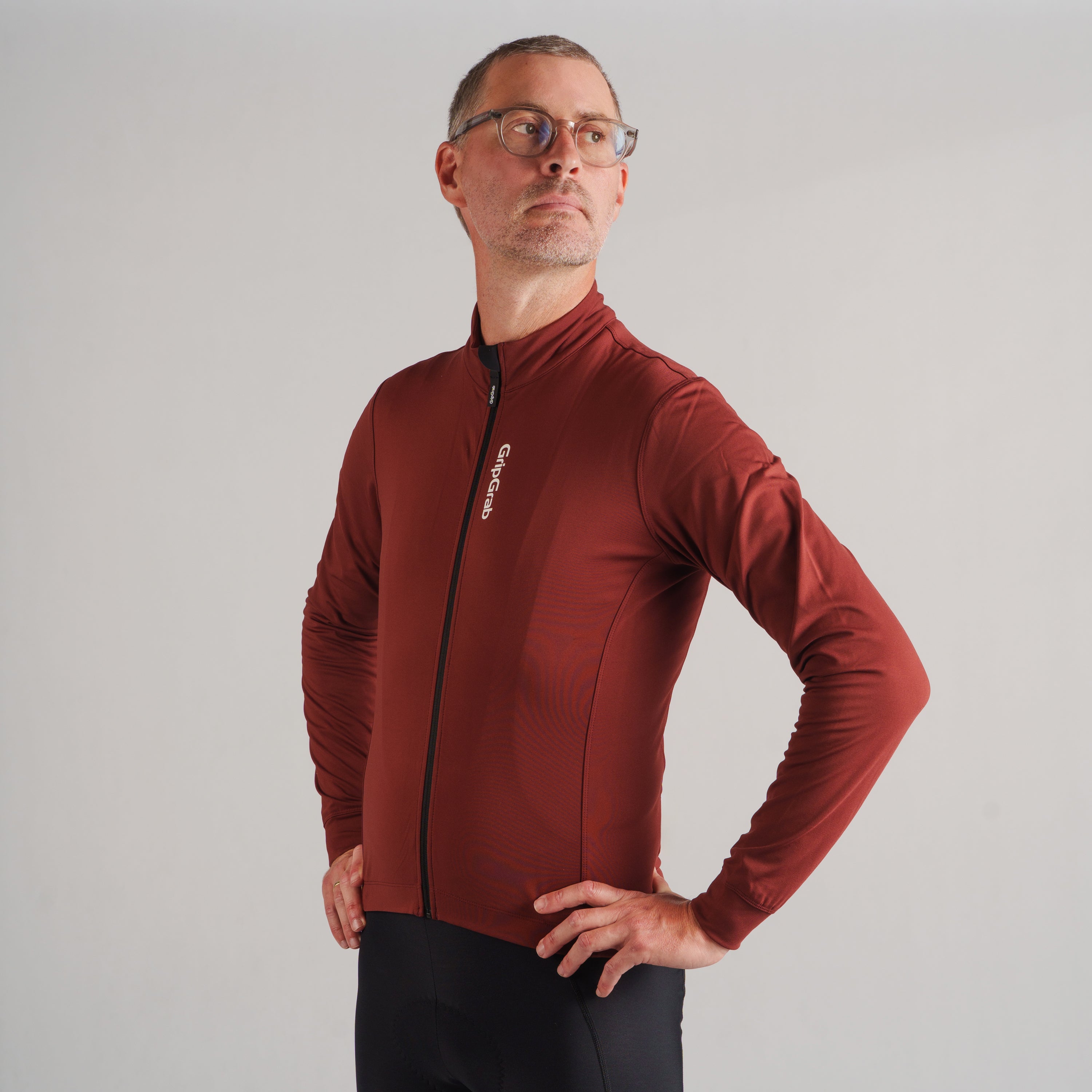 gripgrab-ride-thermal-trikot-dark-red-fleece-langarm-herren image 3