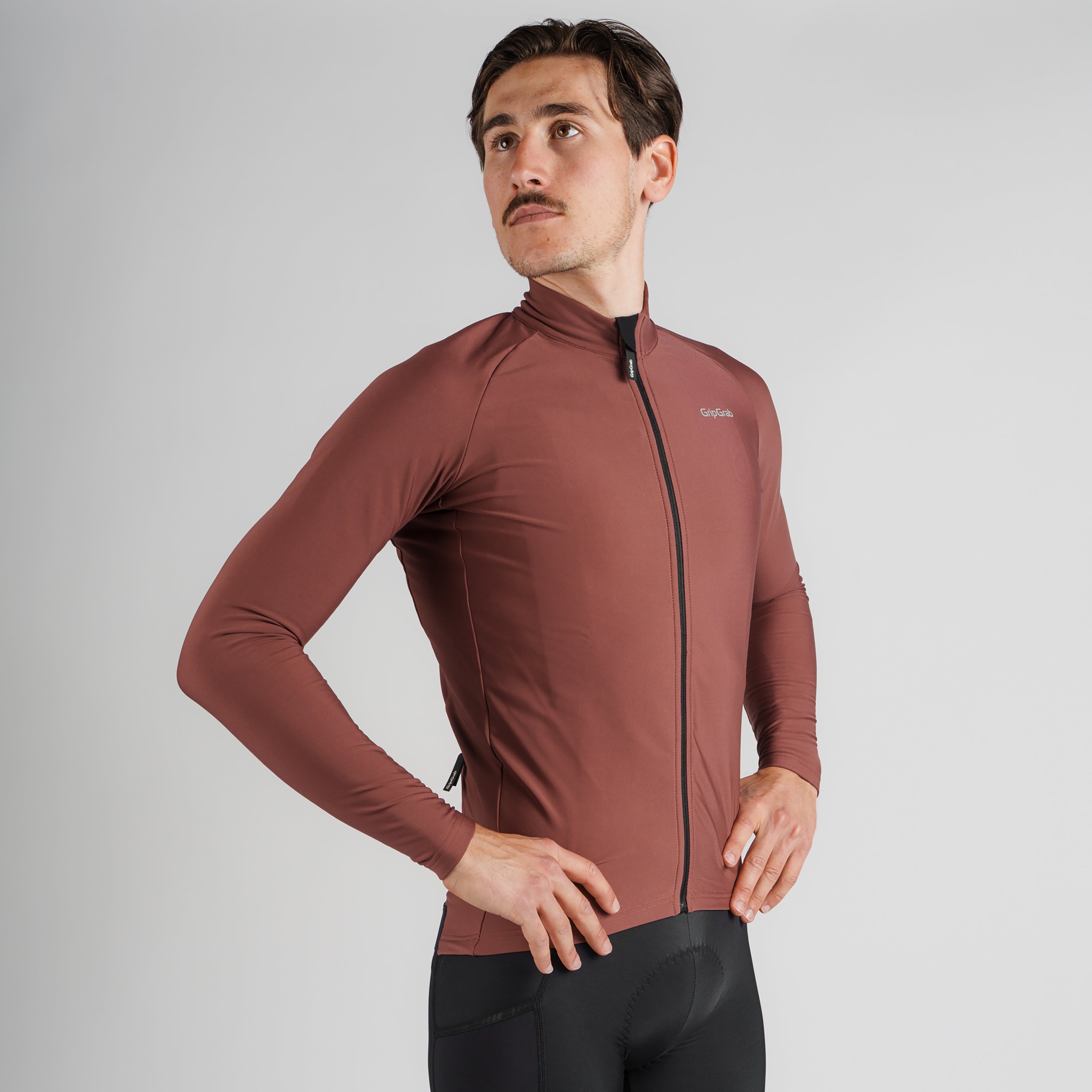 gripgrab-pacr-thermal-radtrikot-langarm-schwarz-winter image 8