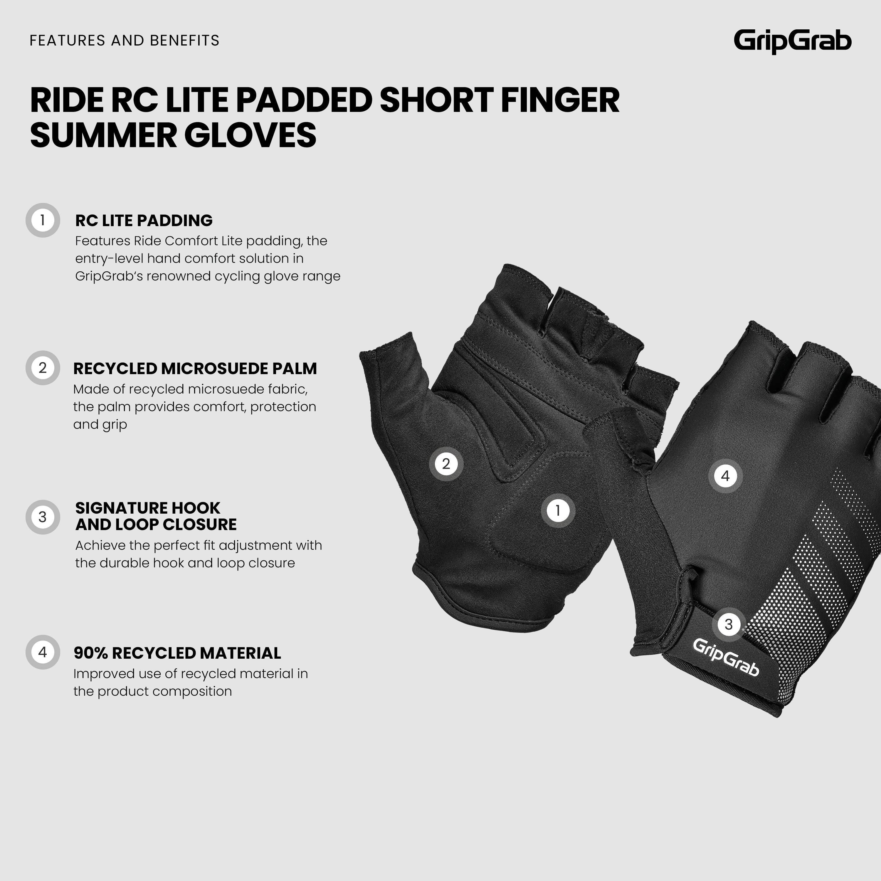 gripgrab-ride-lite-kurzfinger-handschuhe-schwarz image 4