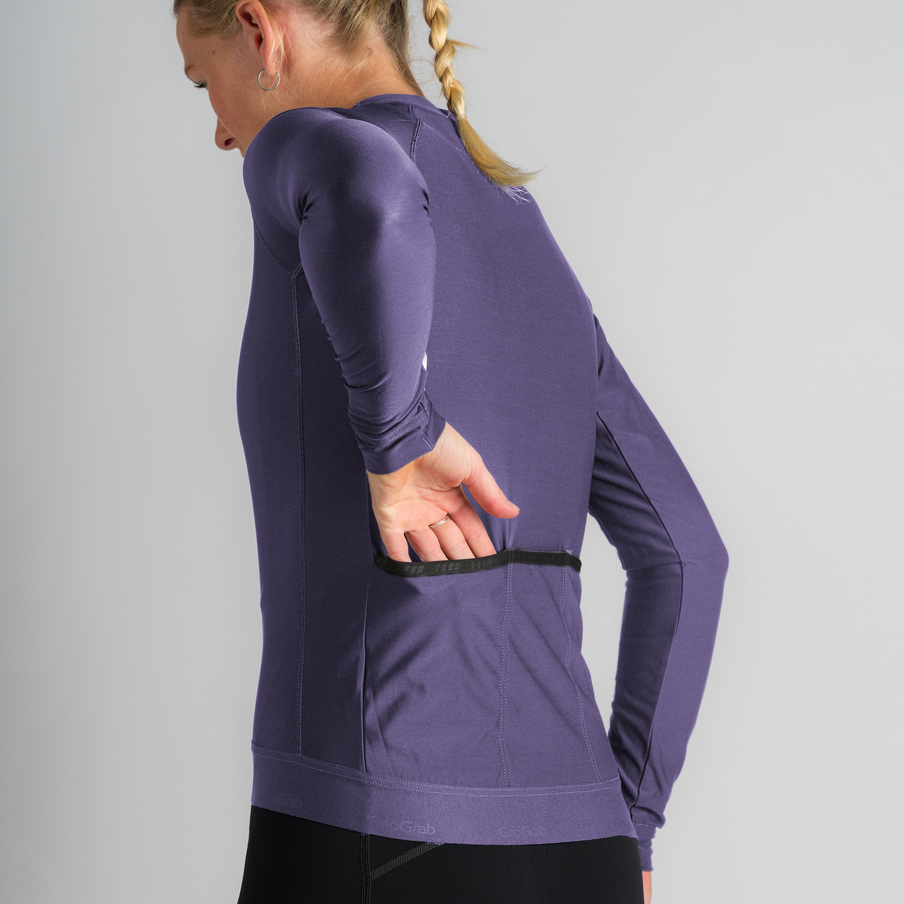 gripgrab-pacr-langarmtrikot-damen-schwarz-race image 3