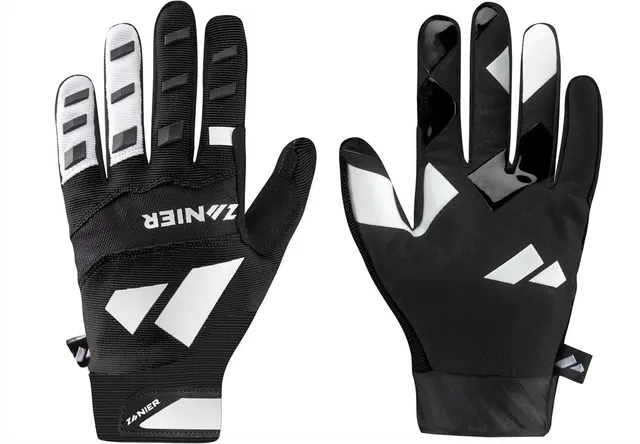 zanier-mx-junior-fahrradhandschuhe-schwarz-mtb-grip-sommer image 1