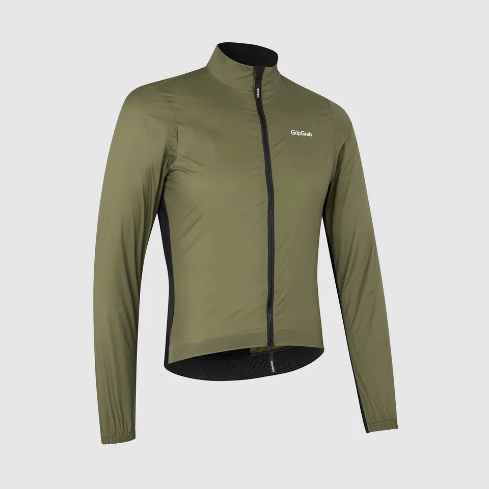 gripgrab-pacr-windjacke-herren-leicht-olive-winddicht image 1