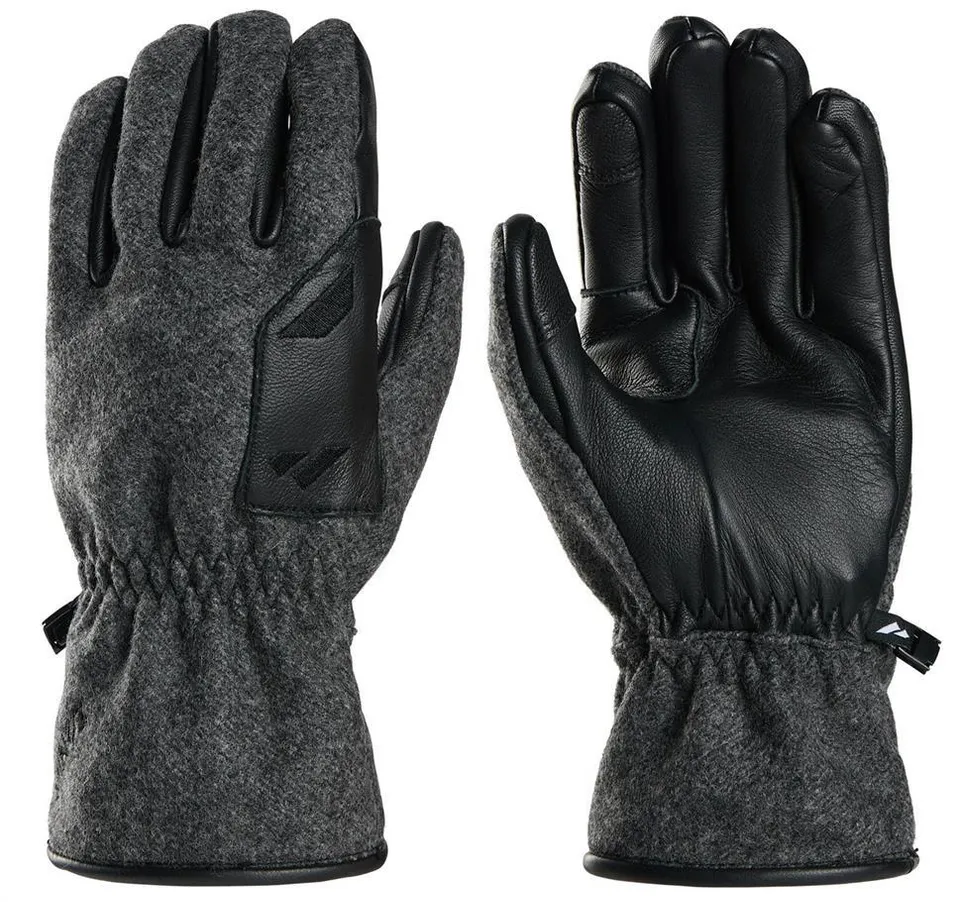 zanier-austrian-loden-glove-lederhandschuh-anthrazit-touch image 1