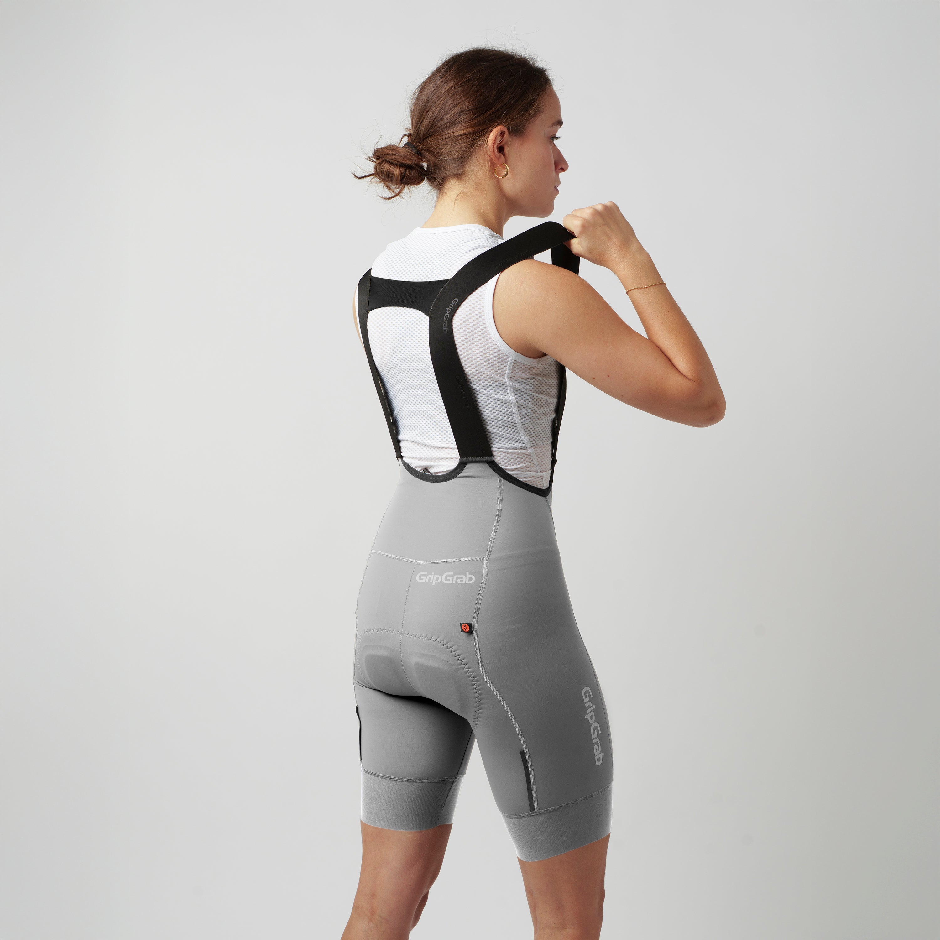 gripgrab-pacr-bib-shorts-tr-gerhose-damen-schwarz-mit-polster image 3