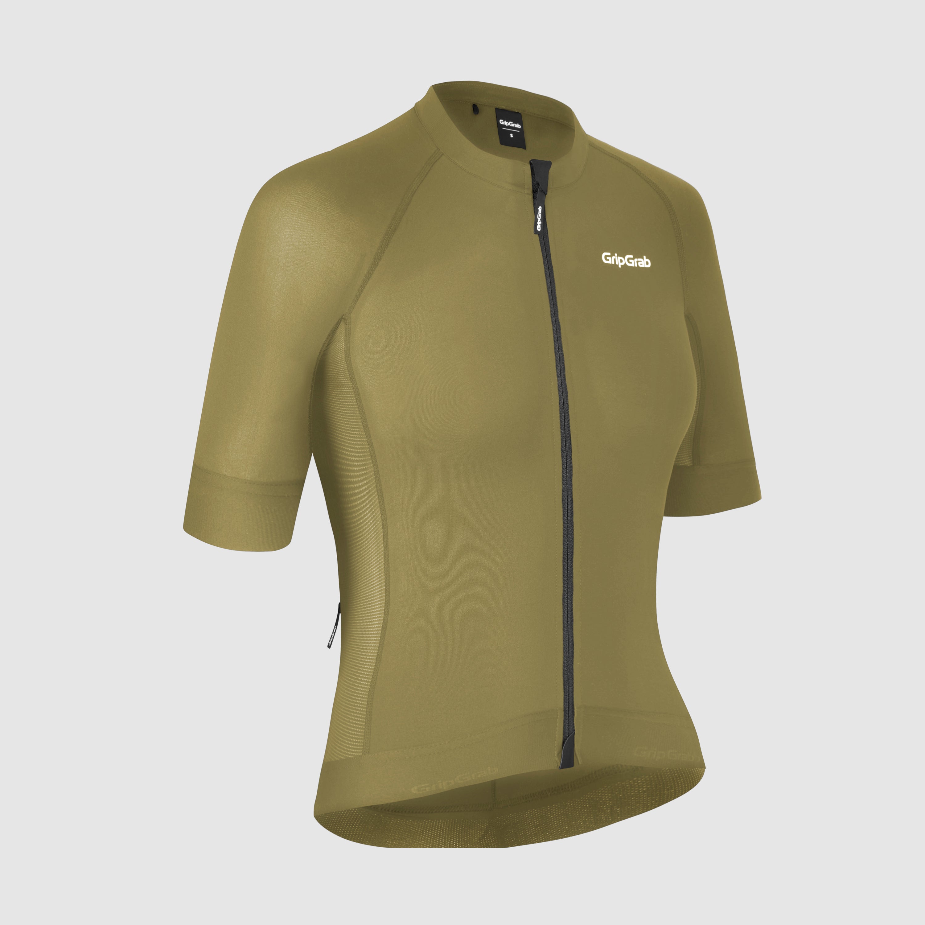 gripgrab-pacr-damen-kurzarm-radtrikot-olivgr-n image 1