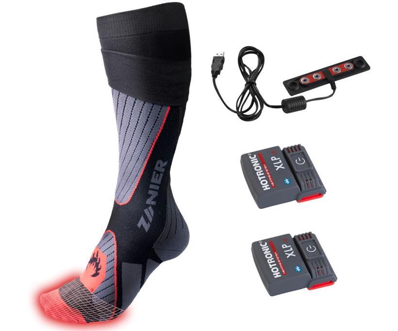 zanier-heated-socks-set-xlp-1p-bt-heizsocken-schwarz-bluetooth image 2