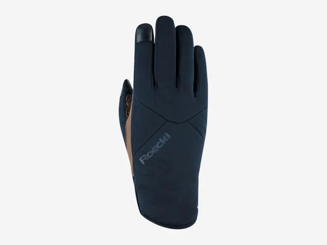 roeckl-kochel-winter-fahrradhandschuhe-schwarz-braun-reflektierend image 1