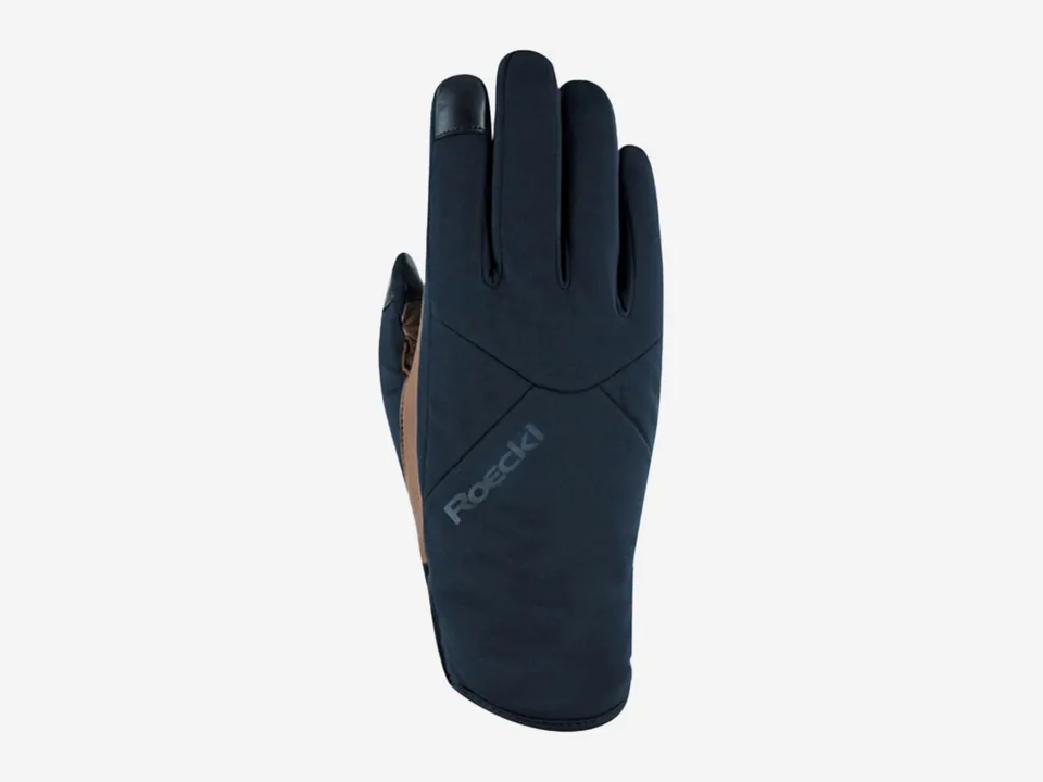 roeckl-kochel-winter-fahrradhandschuhe-schwarz-braun-reflektierend image 1