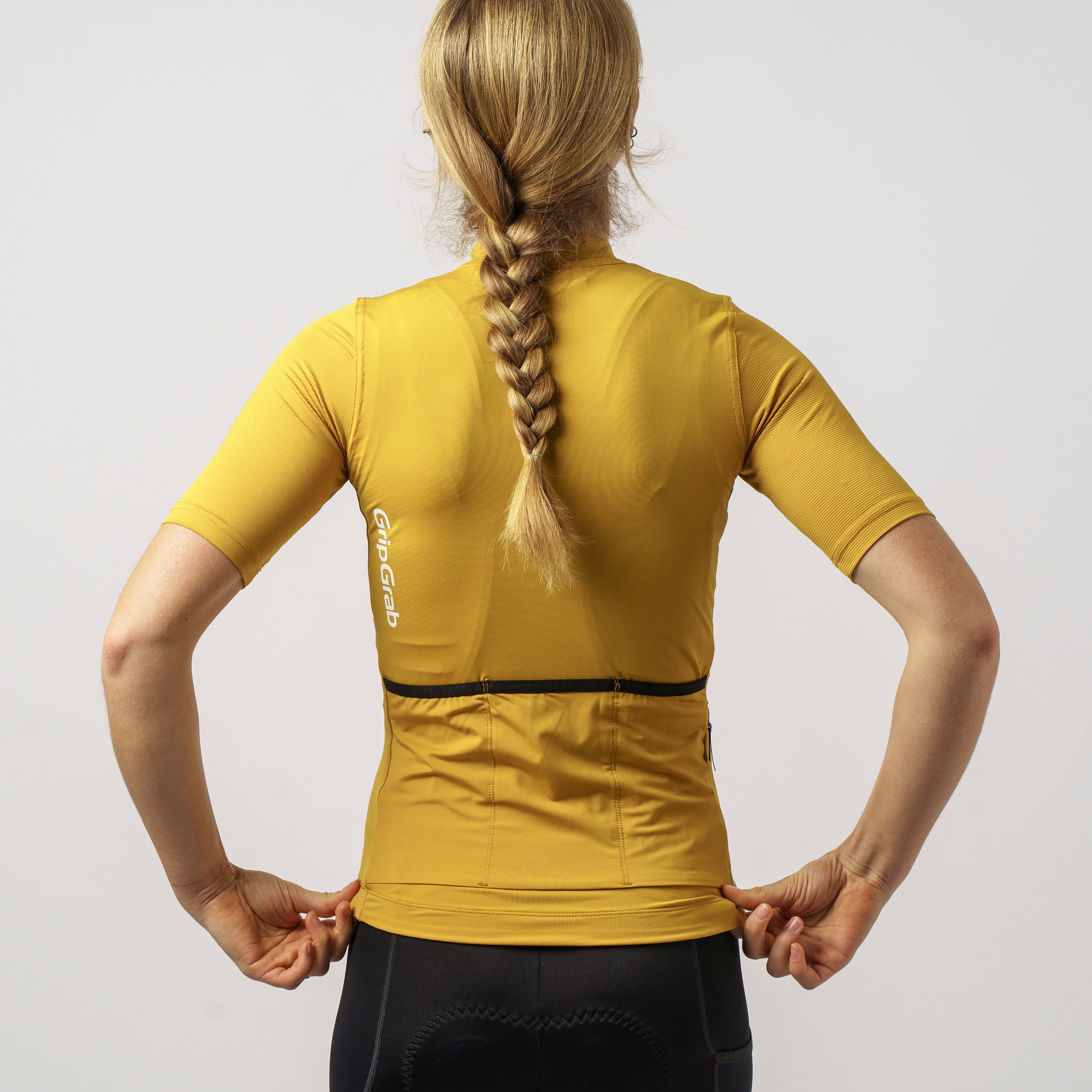 gripgrab-ride-kurzarm-trikot-damen-senfgelb-mit-taschen image 3