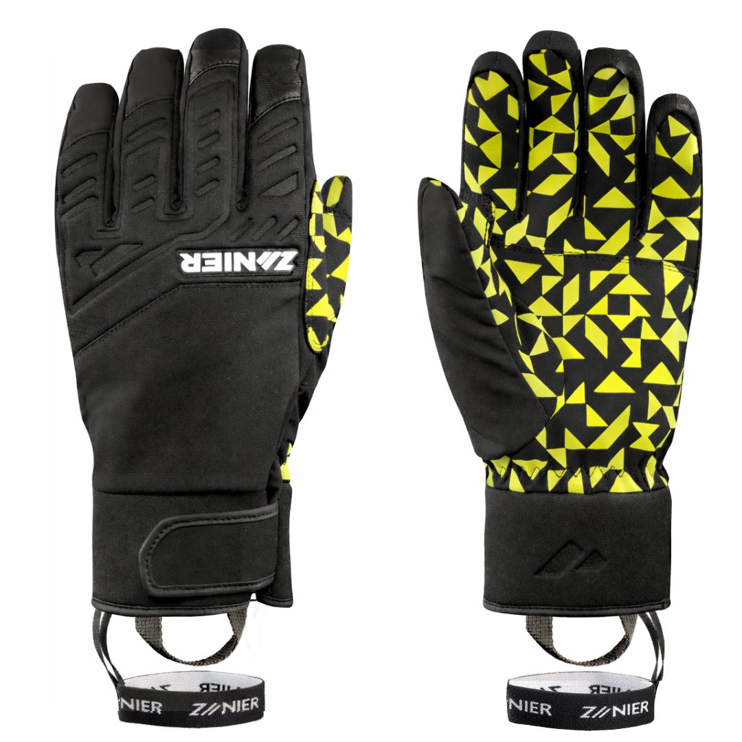 zanier-spring-stx-skihandschuhe-gr-8-schwarz-weiss-neopren-wasserdicht image 6