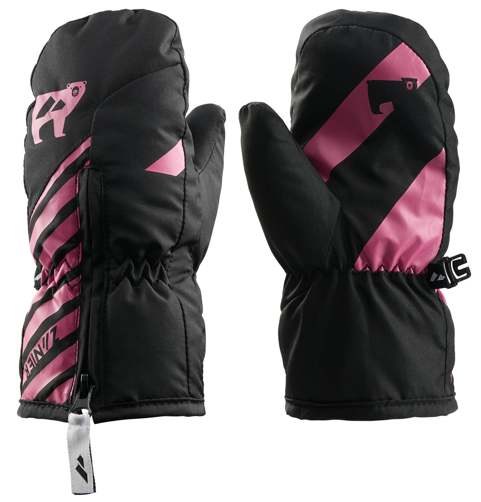 zanier-sweety-mitten-kinder-f-ustling-fuchsia-reissverschluss image 3