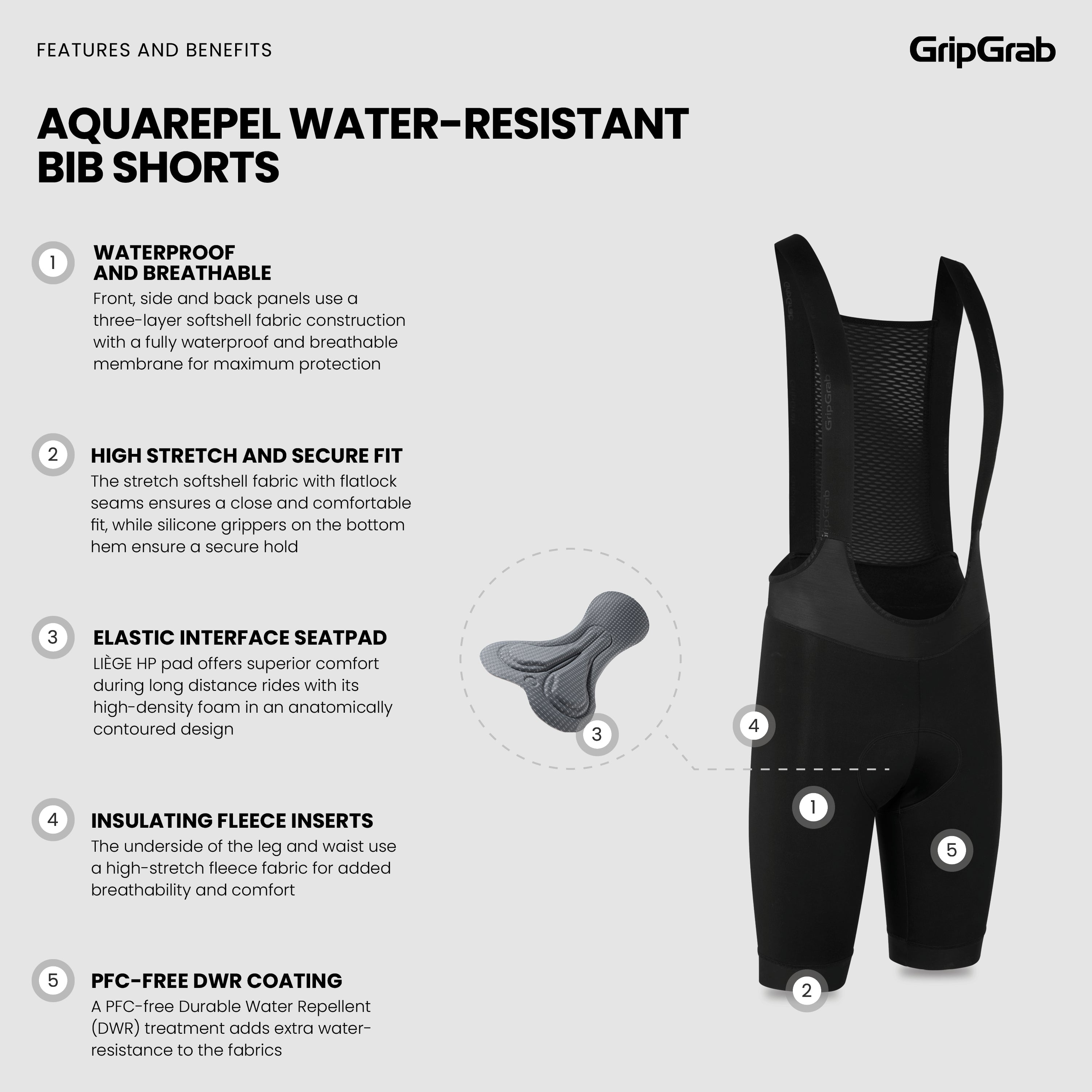 gripgrab-ride-aquarepel-bib-shorts-tr-gerhose-schwarz-winter image 7