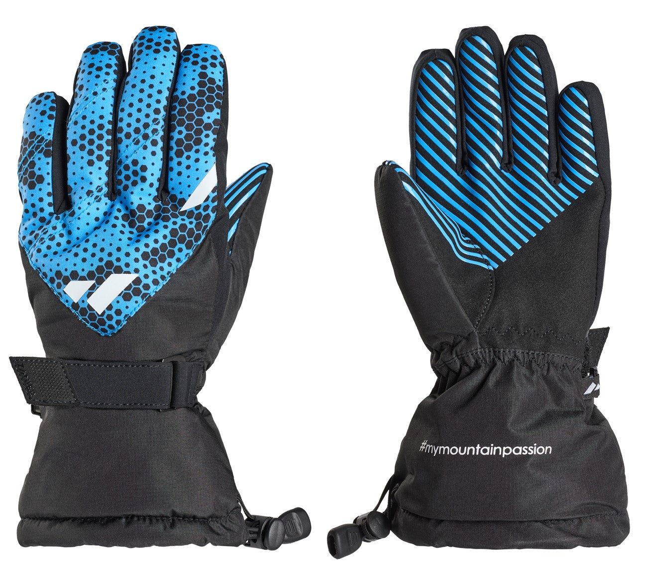 zanier-dienten-stx-juniors-skihandschuhe-gr-5-schwarz-neongelb-wasserdicht image 6