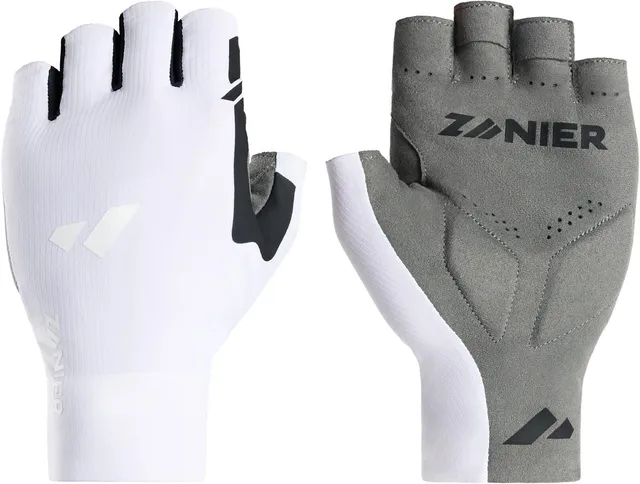 zanier-race-pro-rennradhandschuhe-ultraleicht-weiss-schwarz image 1