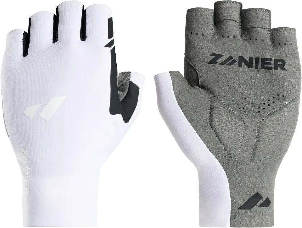 zanier-race-pro-rennradhandschuhe-ultraleicht-weiss-schwarz image 1