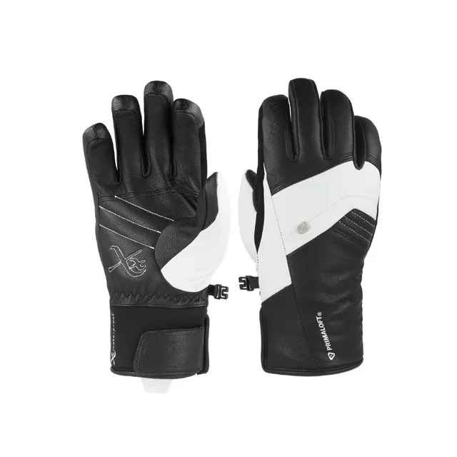 kinetixx-annouk-damen-skihandschuh-braun-7-5-leder image 1