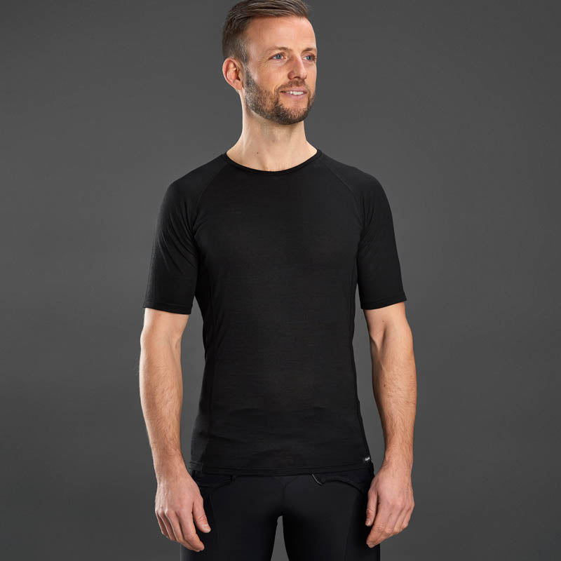 gripgrab-ride-merino-blend-thermal-unterhemd-kurzarm-schwarz image 2