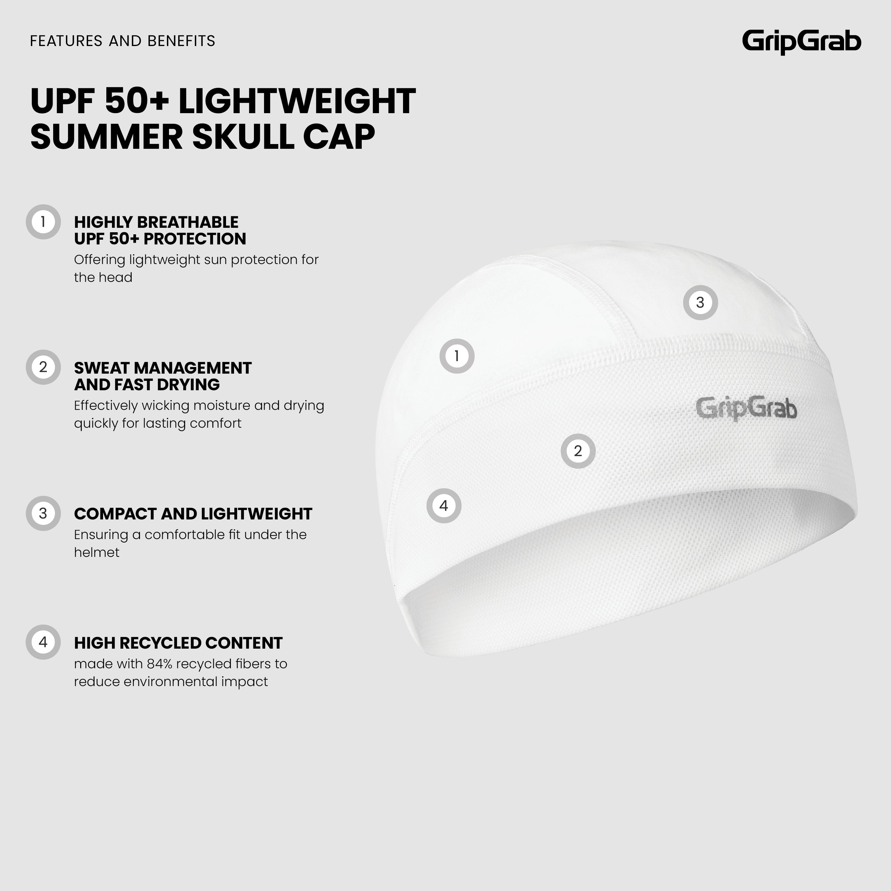 gripgrab-ride-skull-cap-sommer-schwarz-upf-50-leicht image 6