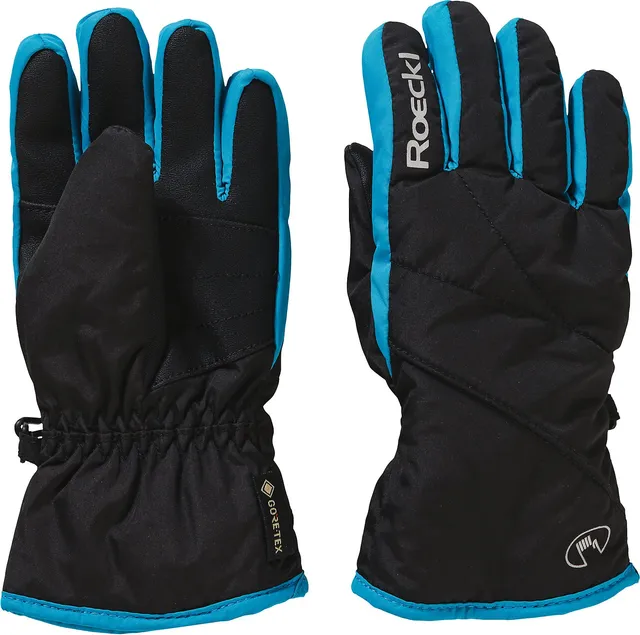 roeckl-atlas-gtx-kinder-skihandschuhe-schwarz-blau-wasserdicht image 1
