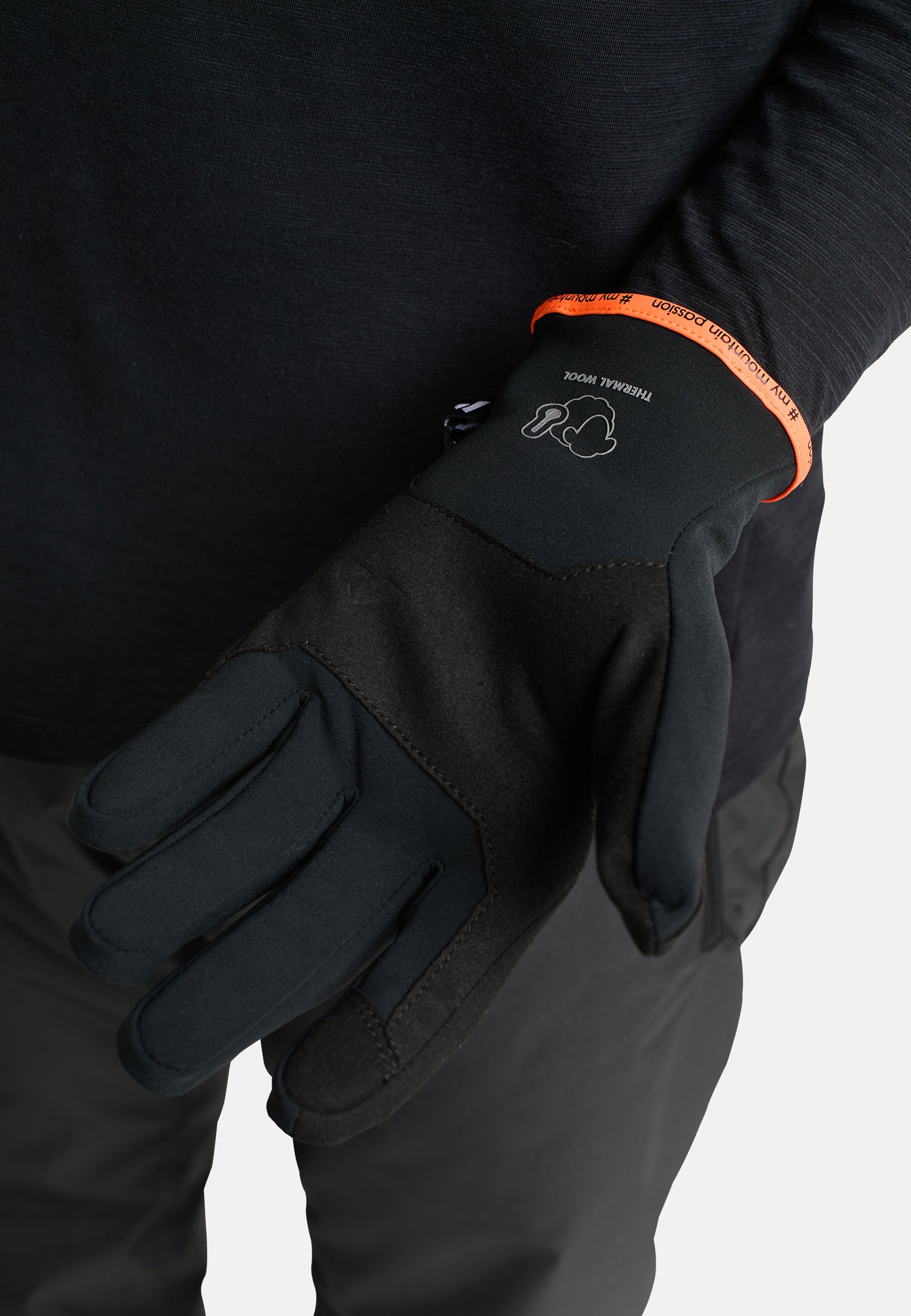 zanier-similaun-softshellhandschuhe-gr-8-schwarz-bergsport-ganzjahr image 3