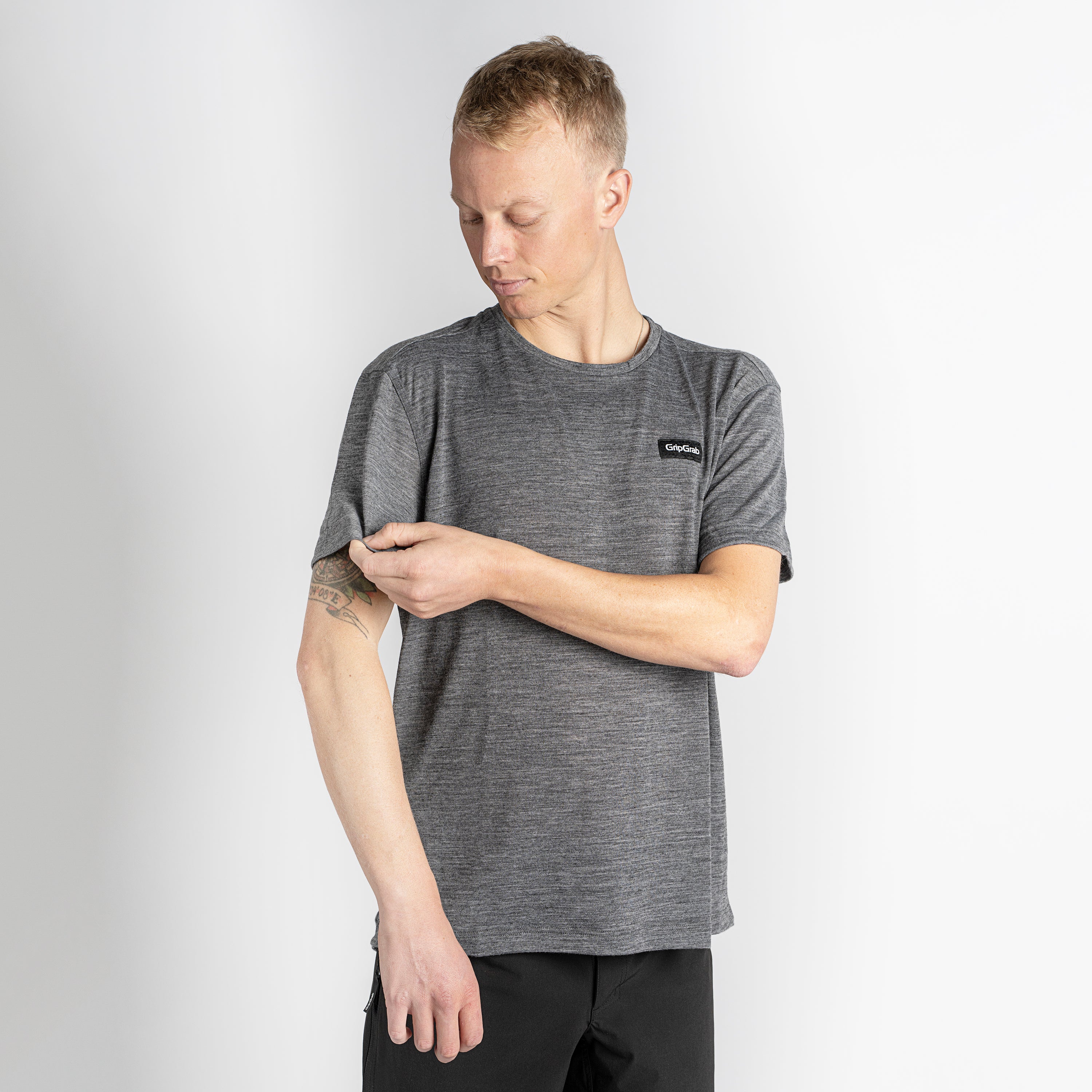 gripgrab-explr-merinotech-t-shirt-dunkelgrau-merino image 3