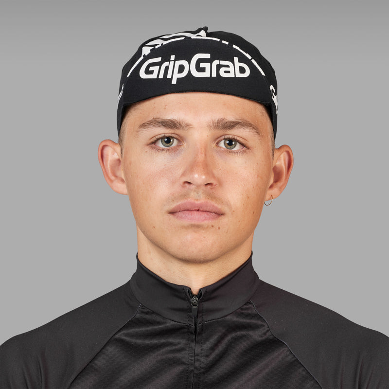 gripgrab-ride-classic-cotton-radkappe-navy-white-baumwolle image 5