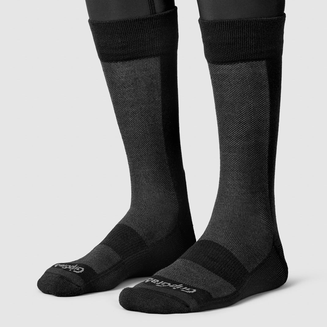 gripgrab-ride-alpine-merino-high-cut-wintersocken-schwarz-merinowolle image 2