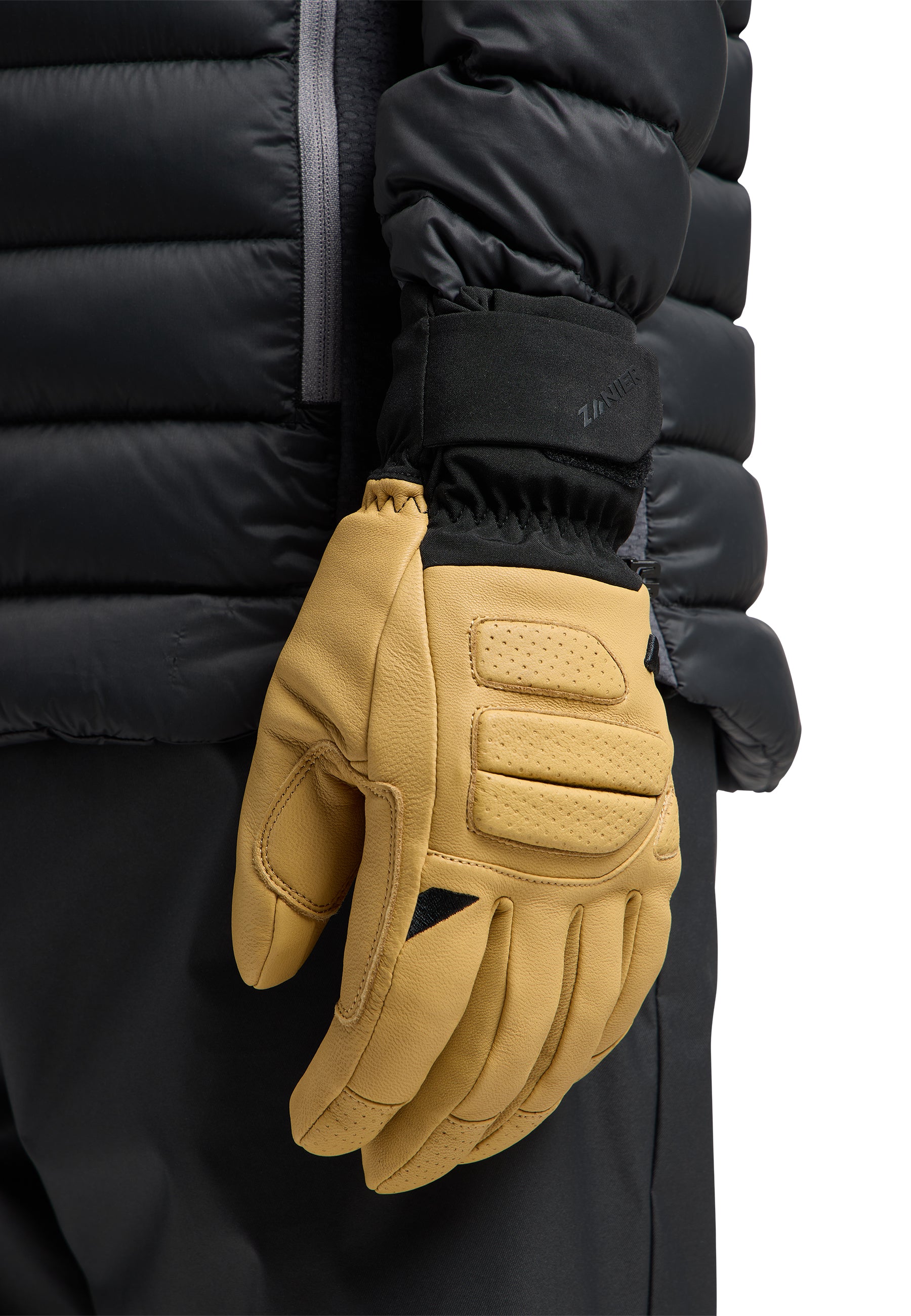 zanier-revolution-stx-skihandschuhe-schwarz-ziegenleder-sympatex image 2