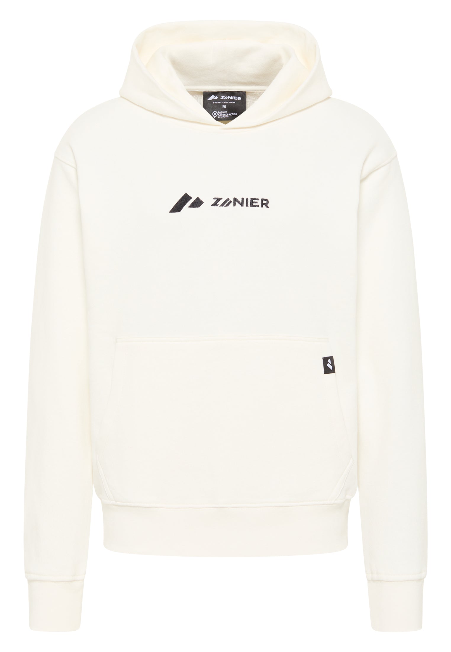 zanier-hoodie-sweatshirt-schwarz-bio-baumwolle-m image 2