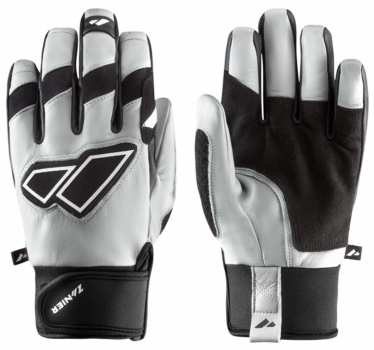 zanier-mymountainpassion-glove-lederhandschuhe-silber-schwarz image 1