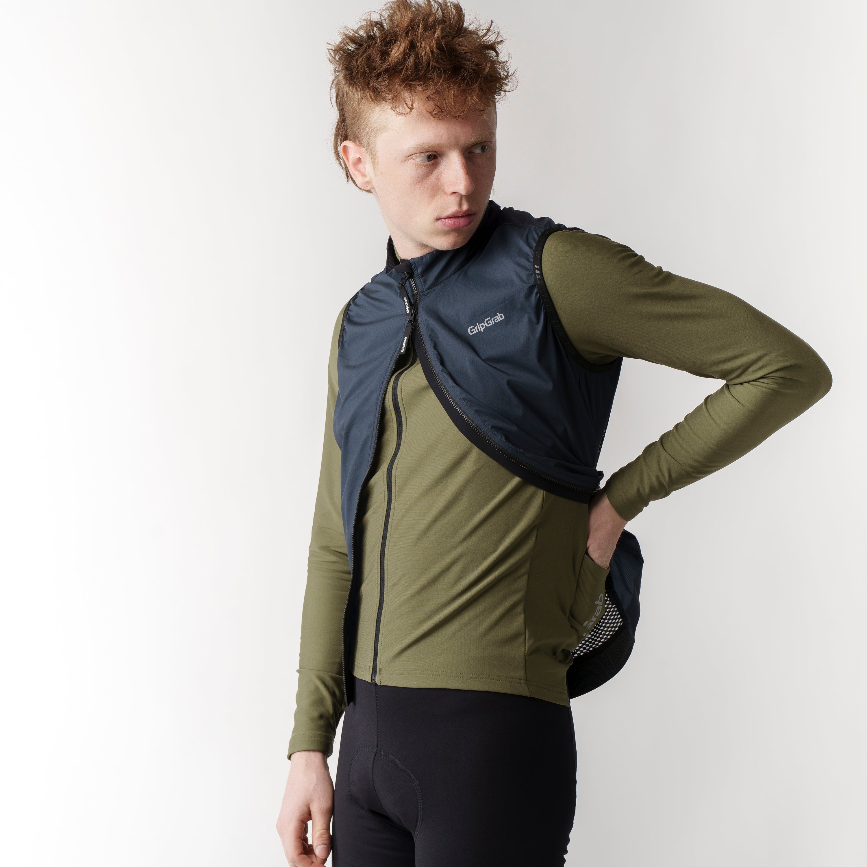 gripgrab-pacr-windproof-weste-navy-blue-leichte-fahrradweste image 2